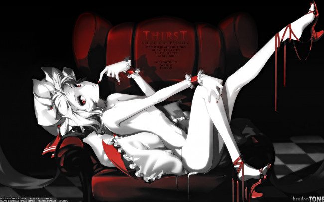 Обои картинки фото аниме, touhou