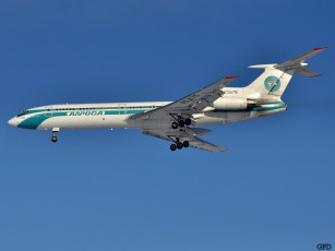 Картинка алроса ту 154м авиация пассажирские самолёты