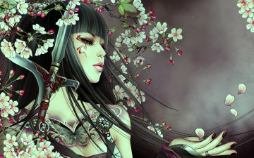 Картинка аниме weapon blood technology