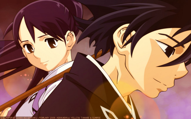 Обои картинки фото kekkaishi, аниме