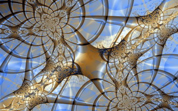 Картинка 3д графика fractal фракталы цвета узор