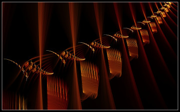 Картинка 3д графика fractal фракталы цвета узор