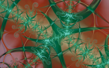 Картинка 3д графика fractal фракталы узор цвета