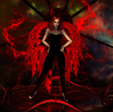 Картинка 3д графика people люди фон девушка