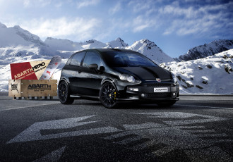 Картинка 2011 abarth punto evo scorpione автомобили fiat