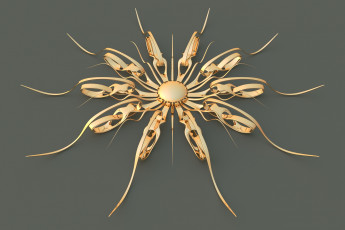 Картинка 3д графика flowers цветы фон узор цвет