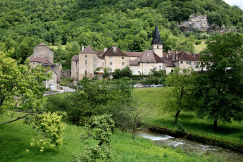 Картинка франция франш конте бом ле месьё города пейзажи пейзаж дома