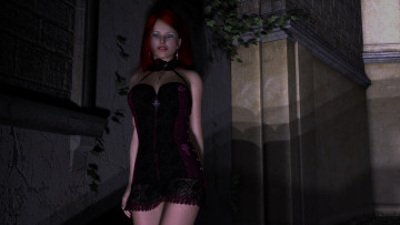 Картинка 3д графика people люди девушка