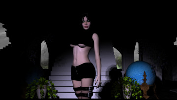 Картинка 3д графика people люди девушка