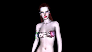 Картинка 3д графика people люди девушка