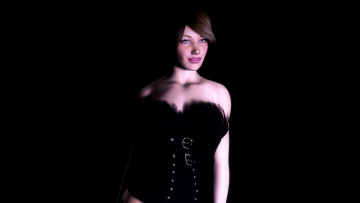 Картинка 3д графика people люди девушка