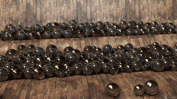 Картинка 3д графика шары