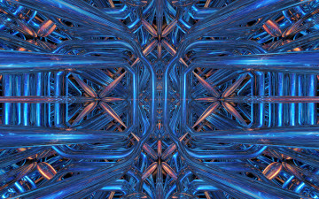 Картинка 3д графика fractal фракталы цвета фон узор