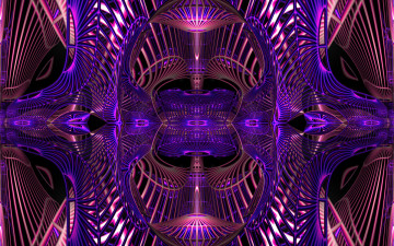 Картинка 3д графика fractal фракталы цвета узор фон