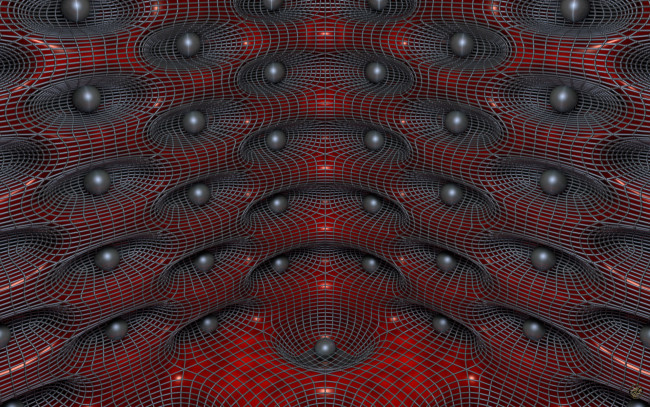 Обои картинки фото 3д, графика, abstract, абстракции, шары, линии