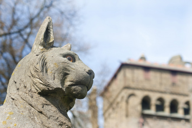 Обои картинки фото разное, рельефы, статуи, музейные, экспонаты, рысь, скульптура