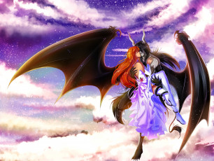 Картинка разное арты любовь облака блич иноуэ орихиме аниме пара арт аранкар небо улькиорра романтика