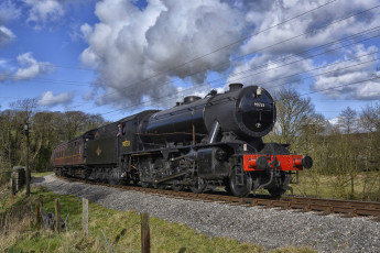 Картинка техника паровозы железная паровоз дорога рельсы