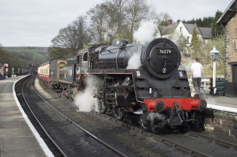 Картинка техника паровозы рельсы дорога железная паровоз