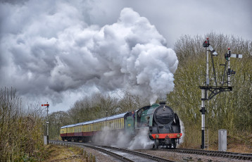 Картинка техника паровозы дорога рельсы паровоз железная