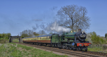 Картинка техника паровозы дорога рельсы железная паровоз