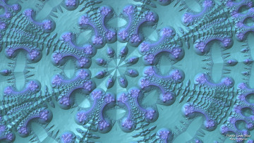 Картинка 3д+графика фракталы+ fractal цвета фон узор