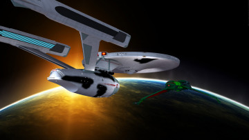 Картинка космос арт планета космический корабль полет вселенная