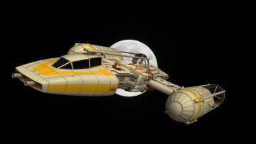 Картинка космос арт планета вселенная полет космический корабль