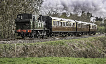 Картинка техника паровозы паровоз рельсы железная дорога