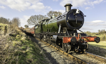 Картинка техника паровозы паровоз дорога рельсы железная