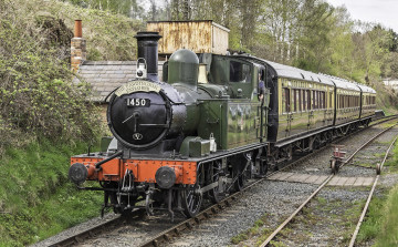 Картинка техника паровозы паровоз рельсы дорога железная