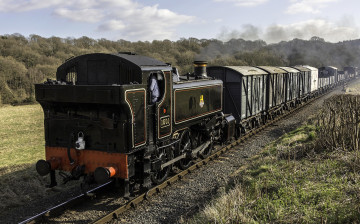 Картинка техника паровозы дорога железная паровоз рельсы