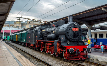 Картинка техника паровозы паровоз рельсы дорога железная