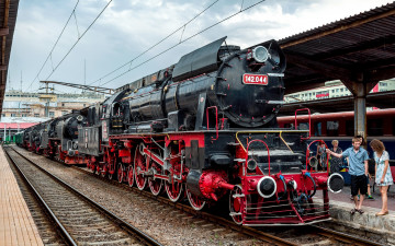 Картинка техника паровозы паровоз рельсы дорога железная