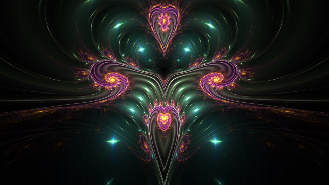 Обои картинки фото 3д графика, фракталы , fractal, цвета, фон, узор