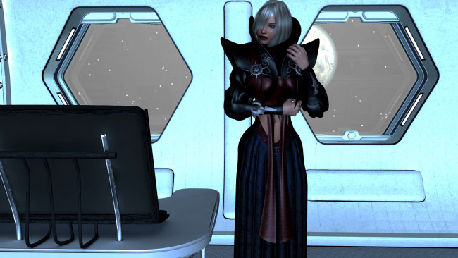 Обои картинки фото 3д графика, люди , people, фон, взгляд, девушка