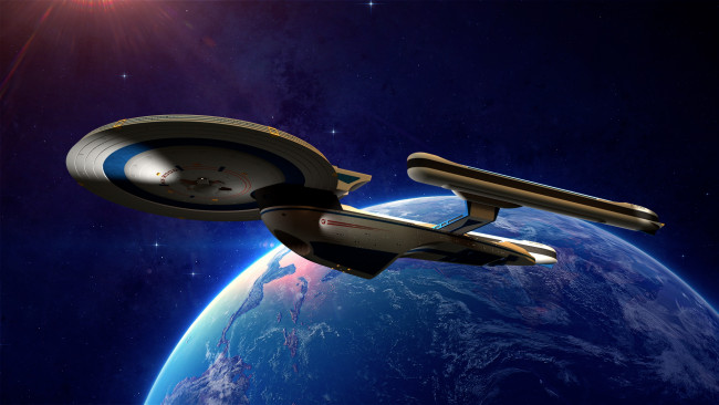 Обои картинки фото космос, арт, космический, корабль, планета, вселенная, полет