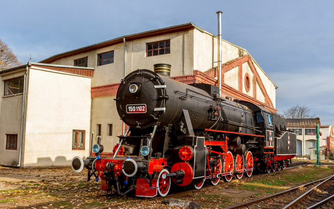 Обои картинки фото техника, паровозы, паровоз, рельсы, дорога, железная