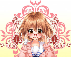 Картинка аниме kyoukai+no+kanata мирай