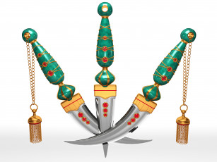 обоя оружие, 3d, холодное