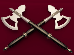 обоя оружие, 3d, сякира