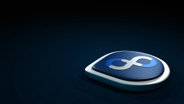 Картинка компьютеры fedora фон логотип