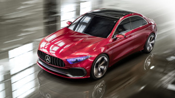 Картинка mercedes-benz+a-sedan+concept+2017 автомобили mercedes-benz a-sedan concept 2017