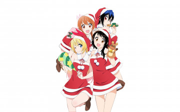 Картинка аниме nisekoi фон взгляд девушки