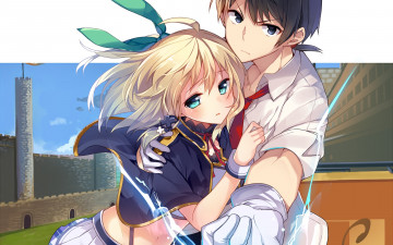 Картинка аниме rokudenashi+majutsu+koushi+to+akashic+records фон взгляд девушка