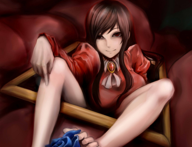 Обои картинки фото аниме, ib, девушка