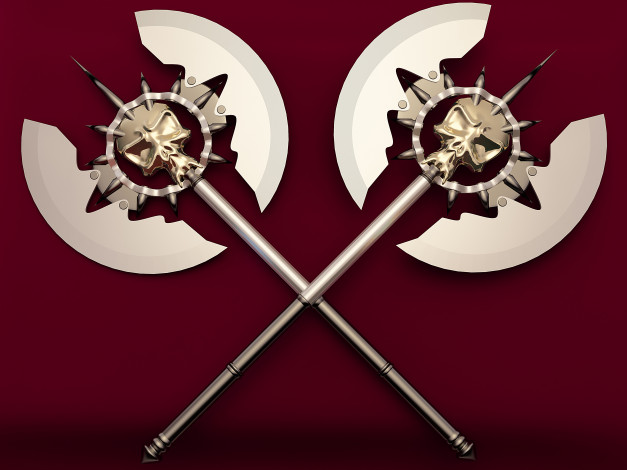 Обои картинки фото оружие, 3d, холодное