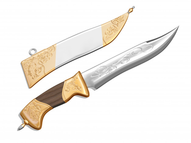 Обои картинки фото оружие, 3d, холодное