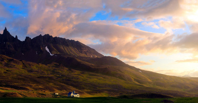 Обои картинки фото природа, горы, луга