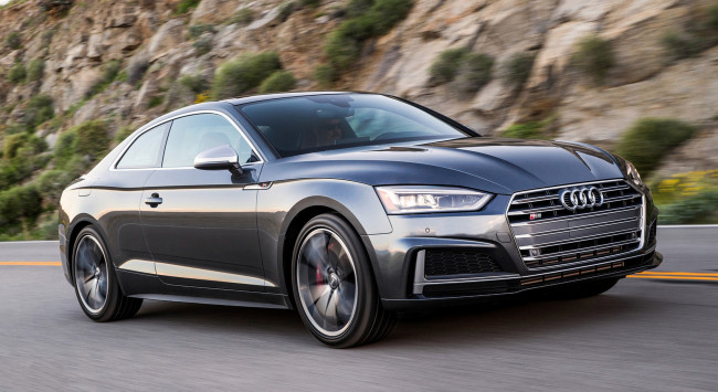 Обои картинки фото audi s5 coupe 2018, автомобили, audi, s5, coupe, 2018